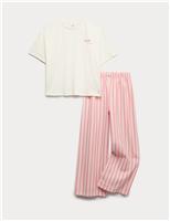Pure Cotton Striped Pyjamas (6-16 Yrs)