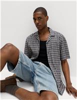 Pure Cotton Checked Shirt
