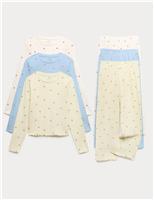 3 Pack Cotton Rich Fruit Print Pyjama Sets (6-16 Yrs)