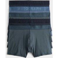 Autograph 5 Pack Modal Stretch 360 Flex Trunks Blue Mix