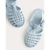 M&S Kids' Plain Matte Jelly Sandals (4 Small - 2 Large) Blue Mix