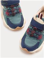 Kids Suede Avengers Riptape Trainers