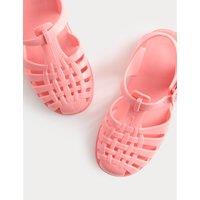 M&S Kids' Plain Matte Jelly Sandals (4 Small - 2 Large) Orange