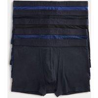 Autograph 5 Pack Supersoft Cotton Hipsters Blue Mix