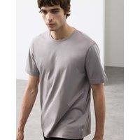 Autograph Pure Supima Cotton Performance Crew Neck T-shirt Dusted Mauve