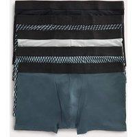 Autograph 5 Pack Microskin Geometric Hipsters Teal Mix
