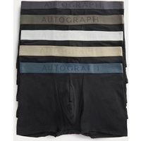 Autograph 5 Pack Supersoft Cotton Hipsters Neutral