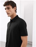 Autograph Pure Supima Cotton Polo Shirt Dusted Pink