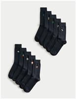 10 Pack Cool & Fresh Cotton Rich Holiday Socks