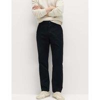 M&S Regular Fit Pure Cotton Twill Chinos Black