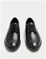 Wide Fit Airflex Leather Derby Shoes