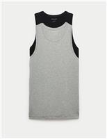 2 Pack Modal Rich 360 Flex Sleeveless Vest