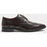 M&S Leather Brogues Dark Brown