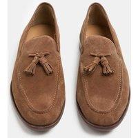 M&S Suede Tassel Loafers Tan