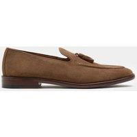 M&S Suede Tassel Loafers Tan