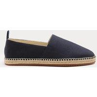 M&S Slip On A Line Espadrilles Blue Mix