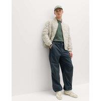 M&S Loose Fit Elasticated Waist Parachute Trousers Dark Slate