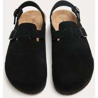 M&S Suede Backstrap Mules Black