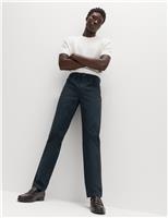 Straight Fit Textured 5 Pocket Trousers
