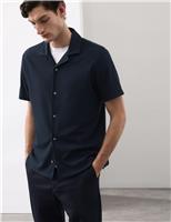 Regular Fit Textured Short Sleeve Shirt