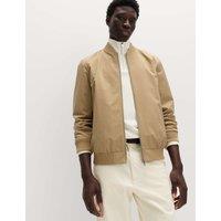 M&S Bomber Jacket with Stormwear Light Sand