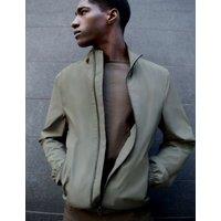 Autograph Stormwear Performance Funnel Neck Lightweight Jacket Dark Olive