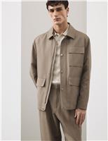 Autograph Cotton Rich Chore Jacket Onyx