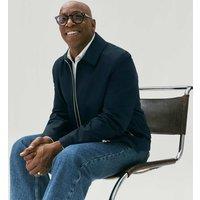 M&S Pure Cotton Harrington Jacket Dark Ink