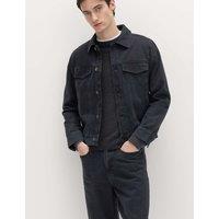 M&S Denim Trucker Jacket Black