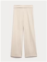 Cosy Fold Over Waist Wide Leggings (6-16 Yrs)