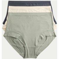 Body by M&S 3pk Flexifit Modal Full Briefs Soft Green