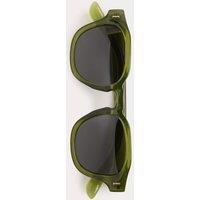 M&S Chunky Polarised Sunglasses Green
