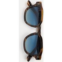 M&S Chunky Polarised Sunglasses Light Brown