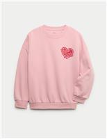 Cotton Rich New York Heart Sweatshirt (6-16 Yrs)