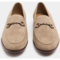 Autograph Suede Snaffle Slip On Loafers Stone