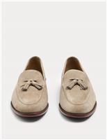 Suede Tassel Loafers