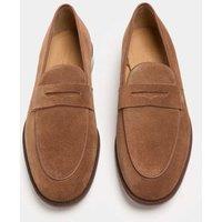 Autograph Suede Saddle Loafers Tan