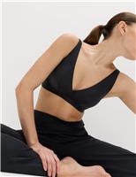 Goodmove Low Impact Cross Over Sports Bra (A-E) Brown Haze