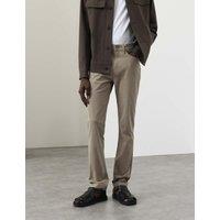 Autograph Slim Fit Performance Twill 5 Pocket Trousers Onyx