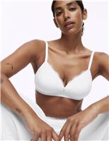 M&S Jasmine Lace Non Wired Full Cup Bra (A-E) Dark Cream