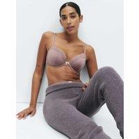 M&S Jasmine Lace Wired Demi Cup Bra A-E Praline