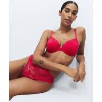 M&S Jasmine Lace Wired Demi Cup Bra A-E Geranium