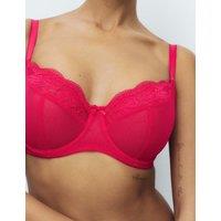 M&S Jasmine Lace Wired Balcony Bra (F-H) Geranium