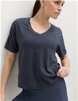 Modal Blend V-Neck Lightweight T-Shirt