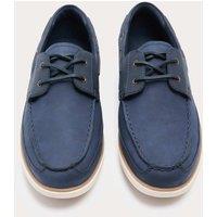 M&S White Sole Deck Shoes Navy Mix