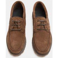 M&S Chunky Sole Suede Deck Shoes Brown