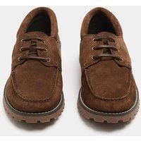 M&S Chunky Sole Suede Deck Shoes Brown