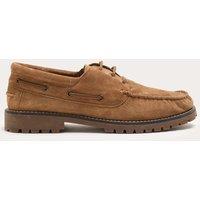 M&S Chunky Sole Suede Deck Shoes Tan