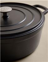 Cast Iron Shallow Black Casserole Dish