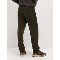 M&S Garment Dyed Pure Cotton Joggers Dark Khaki